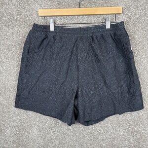Freeballers‎ Shorts Meripex Mens XXL Geometric Print Athletic Lined Zip Pockets